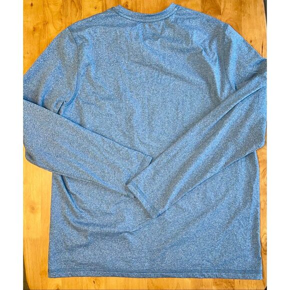 Rugged Elements Men's Long Sleeve Crew Neck Tee, Blue, Size- M - Picture 5 of 5